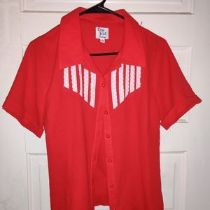 NEW Bea&Dot (Modcloth) vintage button down blouse